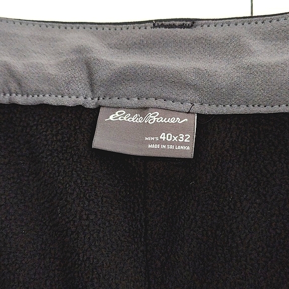 Eddie Bauer Men's Fleece Lined 2-Way Stretch Tech Pant Sz 40 by 32 - Picture 10 of 13